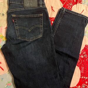 Levi's 511 Men's Dark Blue Straight Jeans